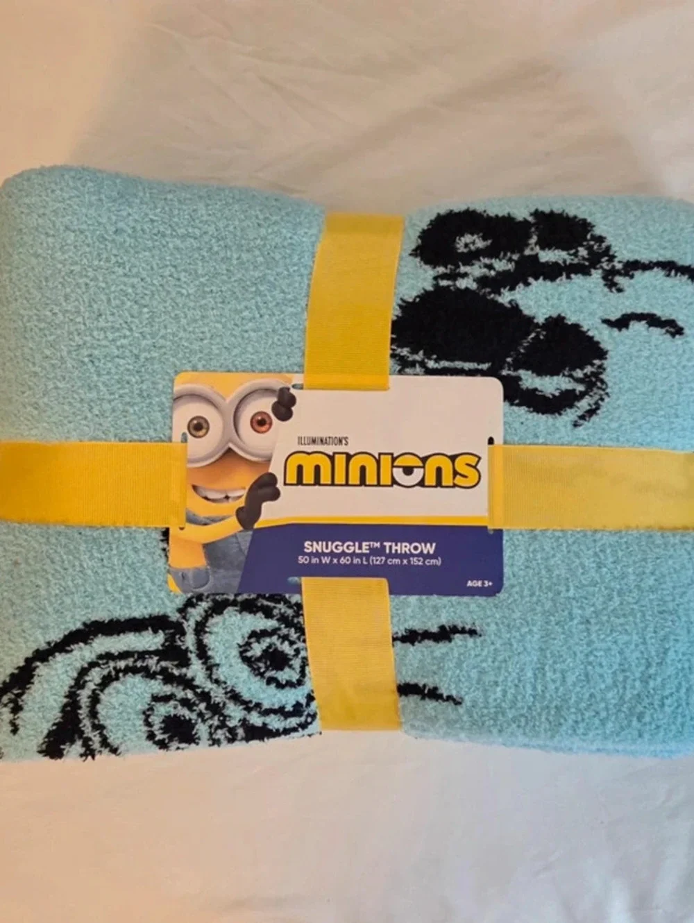 Minions Blue Snuggle Throw Blanket 50x60 Plush Soft Despicable Me - New
